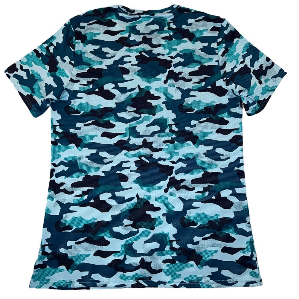 Gymshark Arrival T-Shirt Teal Camo - Picture 6 of 6